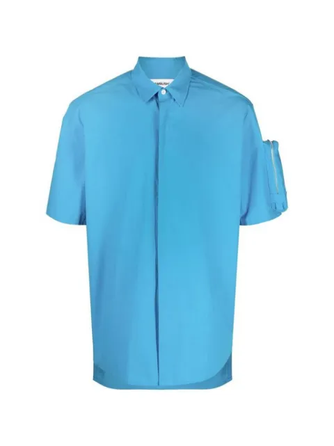 AMBUSH logo-patch short-sleeve shirt
