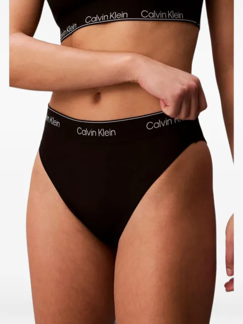 Calvin Klein Jeans logo-waistband swim briefs