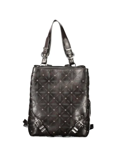 Desigual mini laser-cut studded backpack