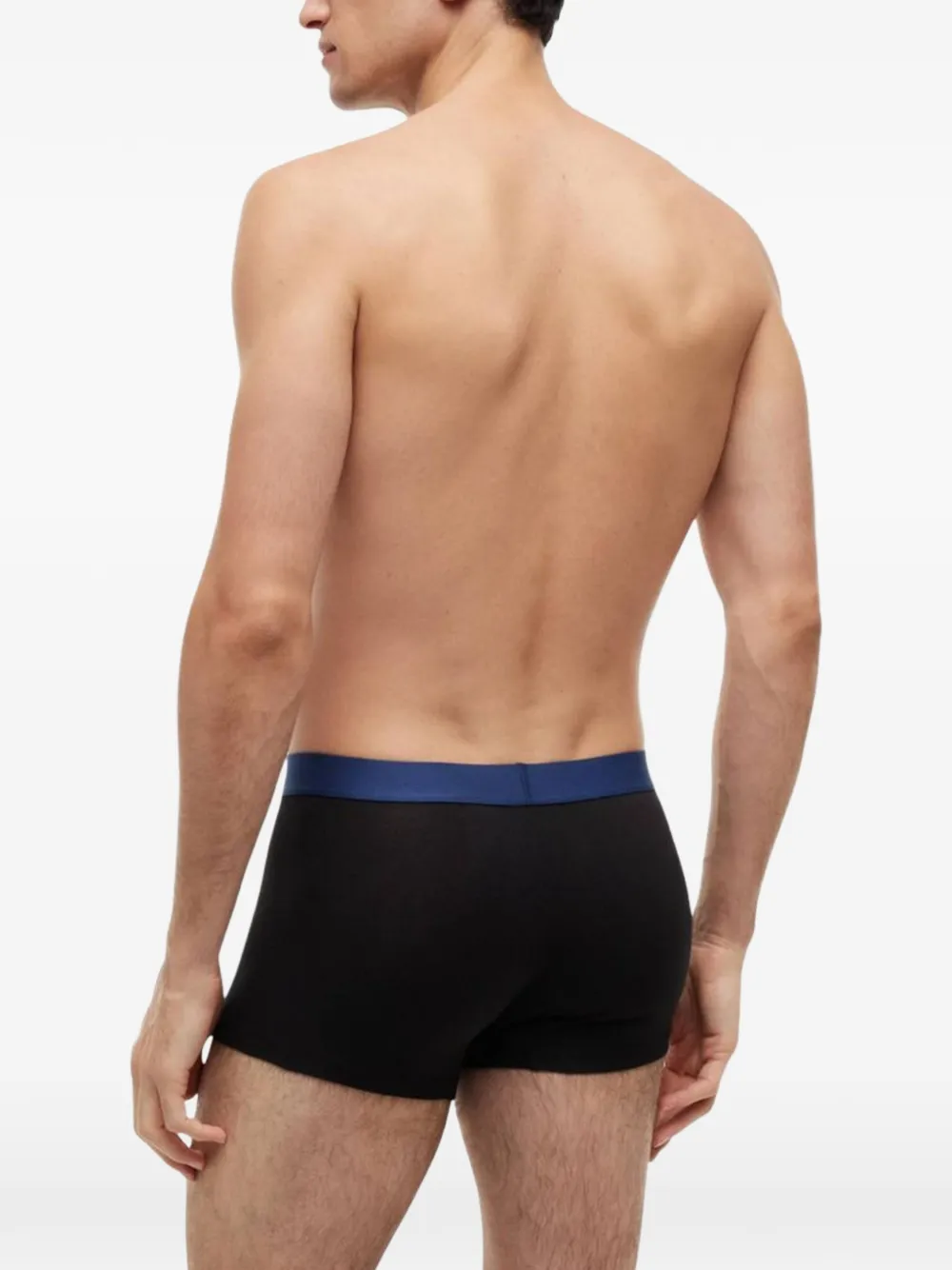 Tommy Hilfiger logo-waistband recycled cotton boxers (set of three) Zwart
