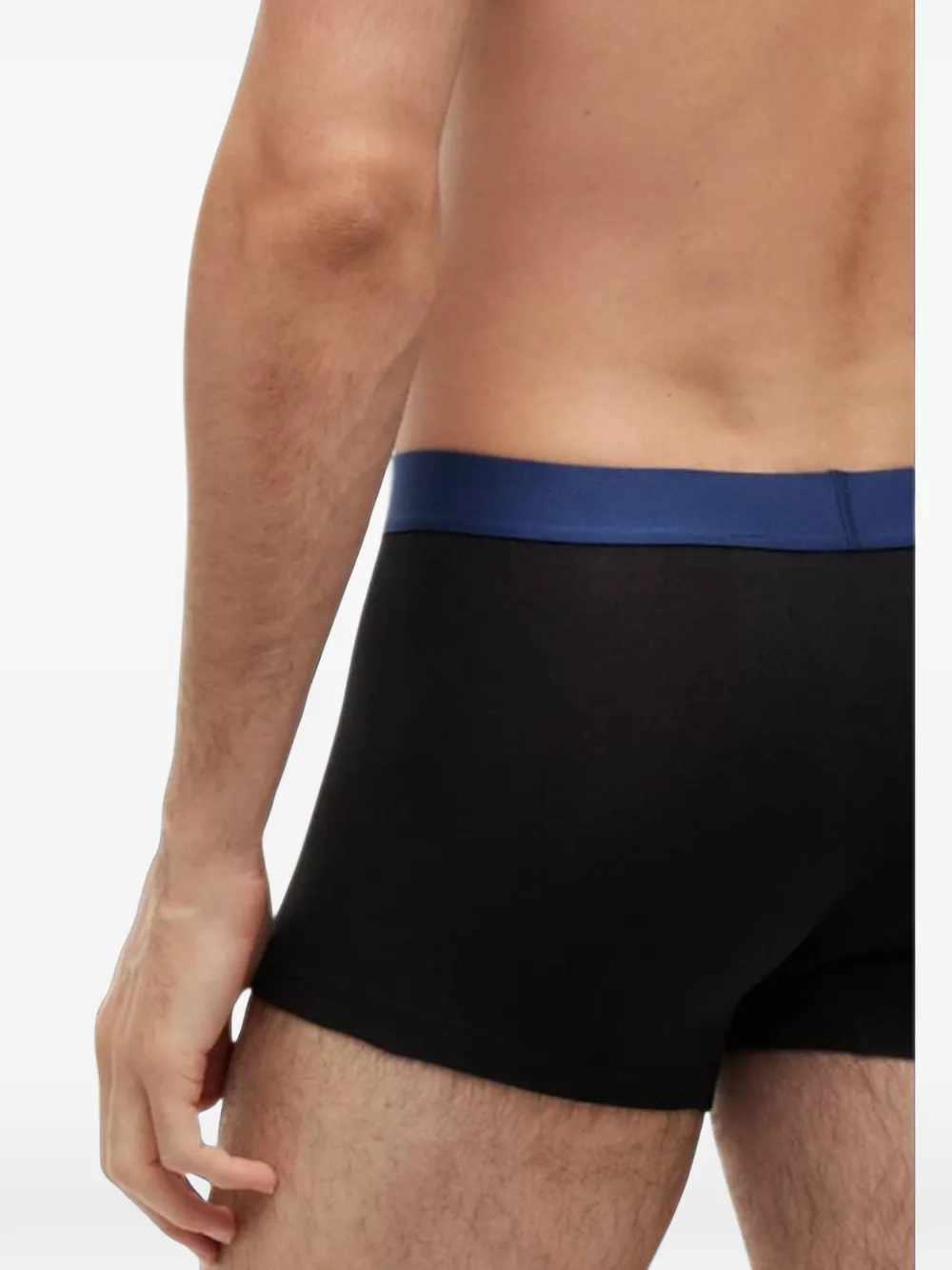 Tommy Hilfiger logo-waistband recycled cotton boxers (set of three) Zwart