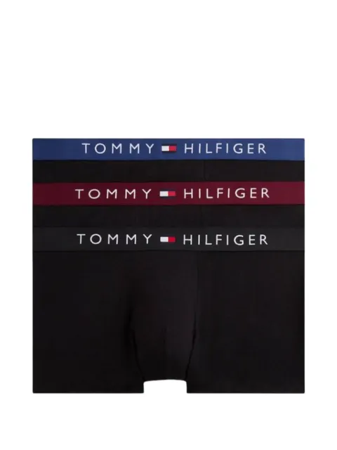 Tommy Hilfiger logo-waistband recycled cotton boxers (set of three)