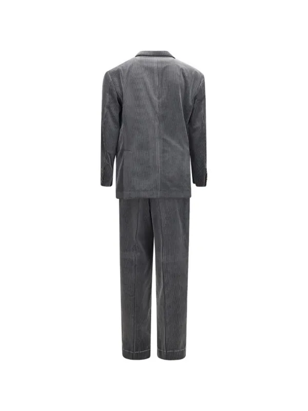 美品　BRUNELLO CUCINELLI グレー ウール　テーラードジャケット Brunello Cucinelli コーデュロイ テーラードジャケット | グレー