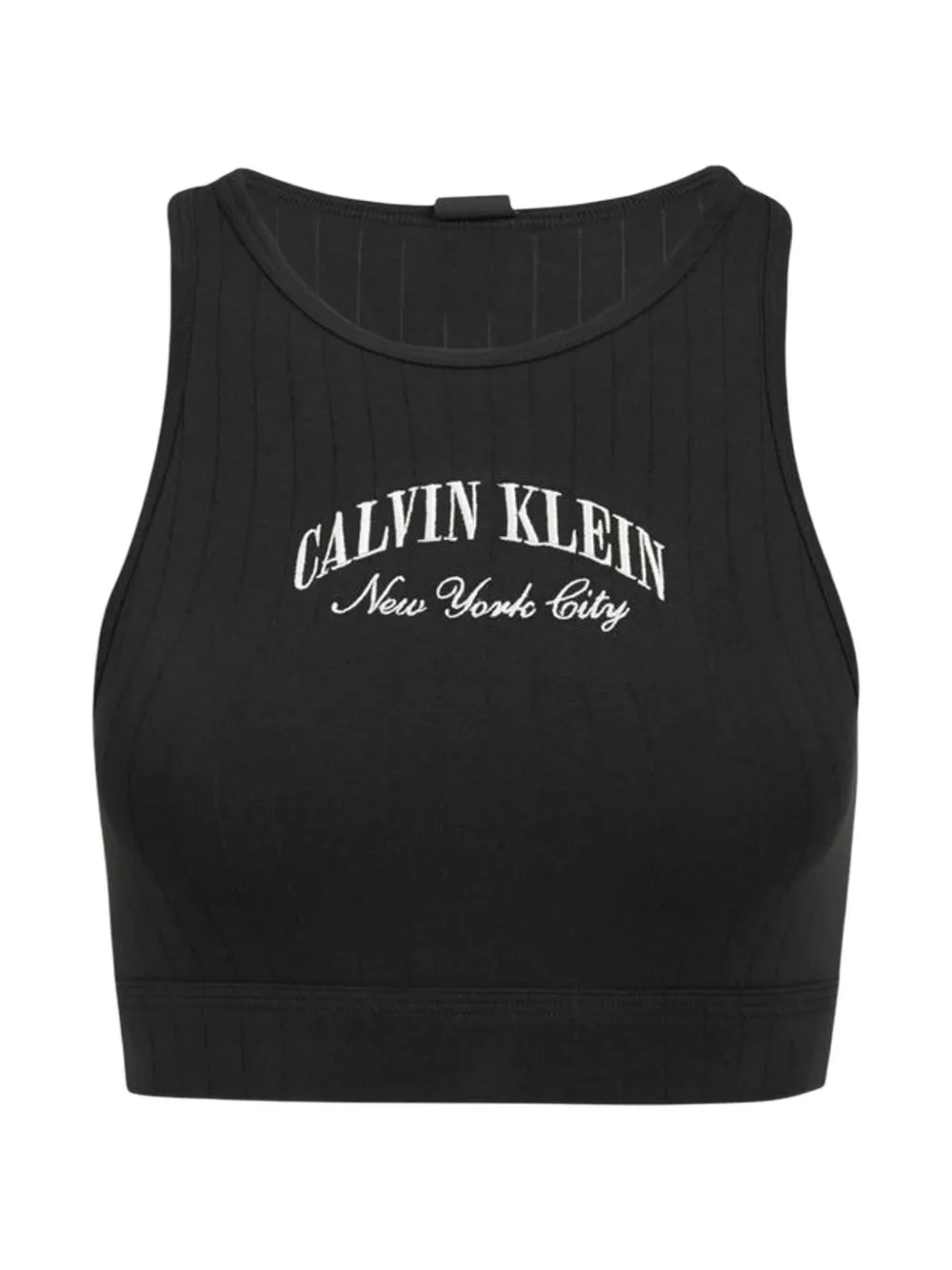 Calvin Klein Underwear Heritage logo-print ribbed bra - Nero