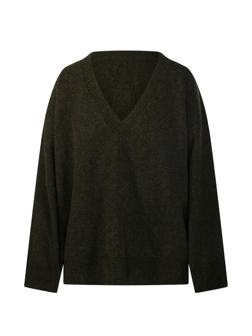 Roberto Collina V-neck sweater Groen