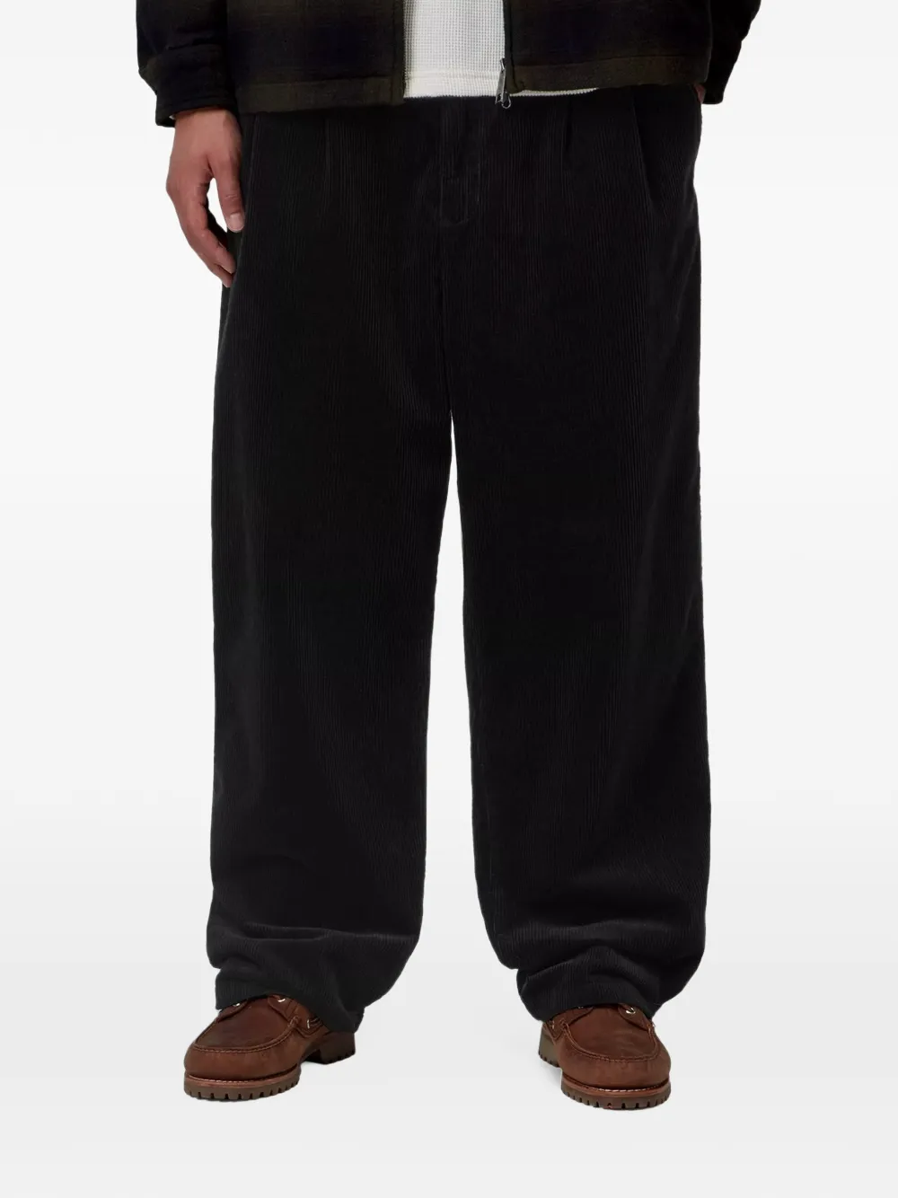 Carhartt WIP Evan pants corduroy Zwart