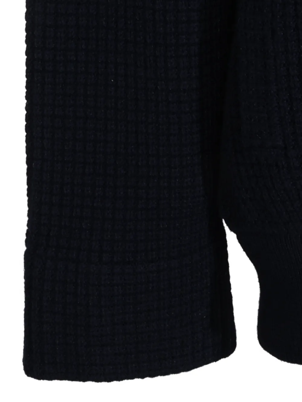 Malo Vest met wafelpatroon Blauw