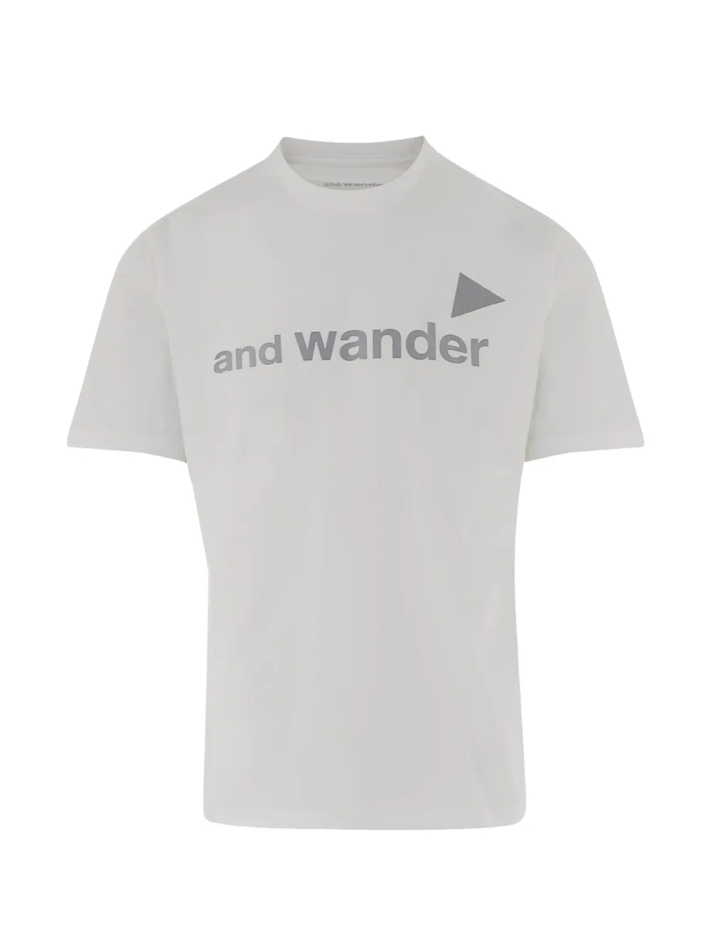 and Wander playera con logo estampado | blanco | Image 1