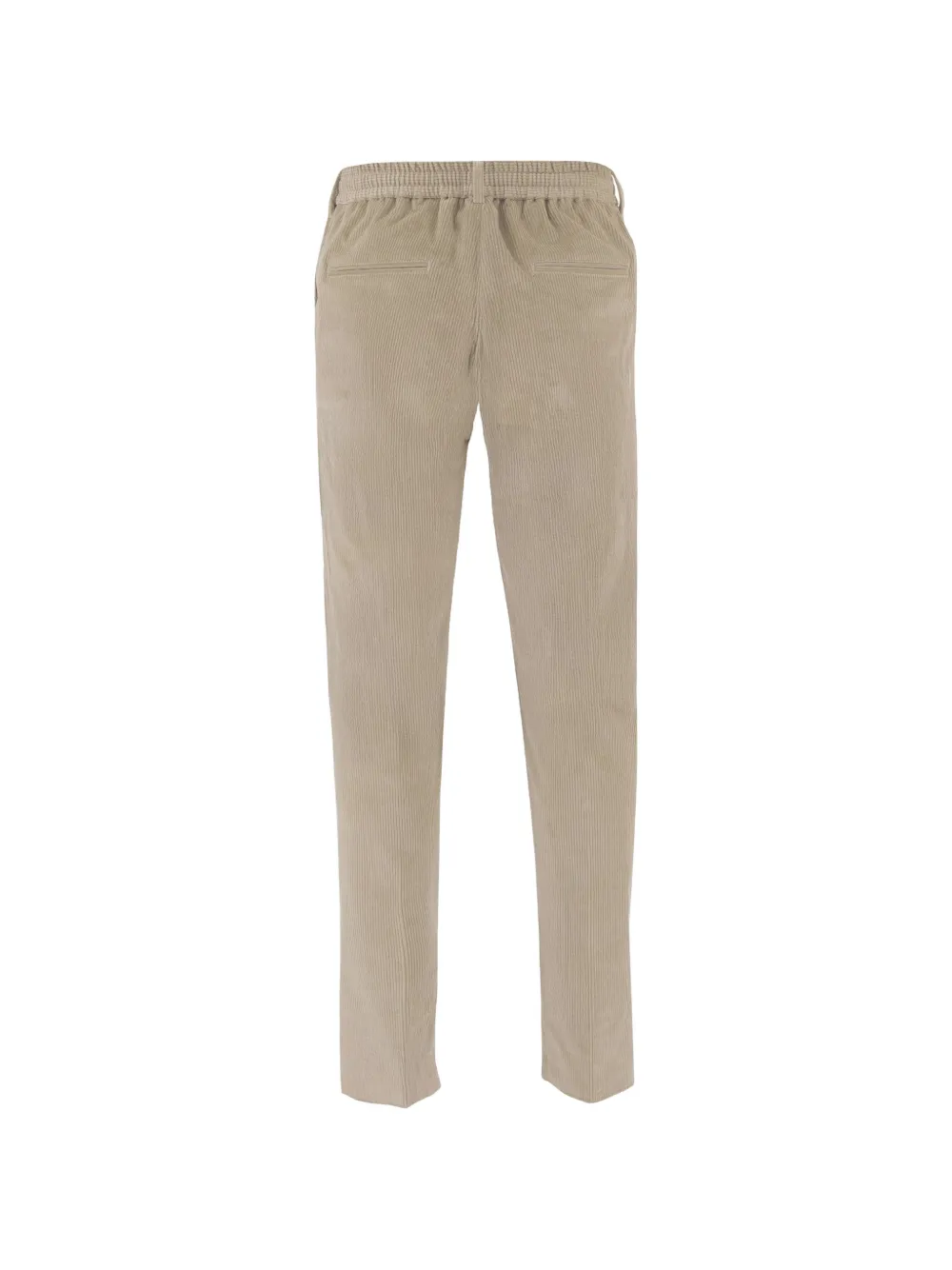 Tagliatore ribbed cotton-velvet trousers Beige