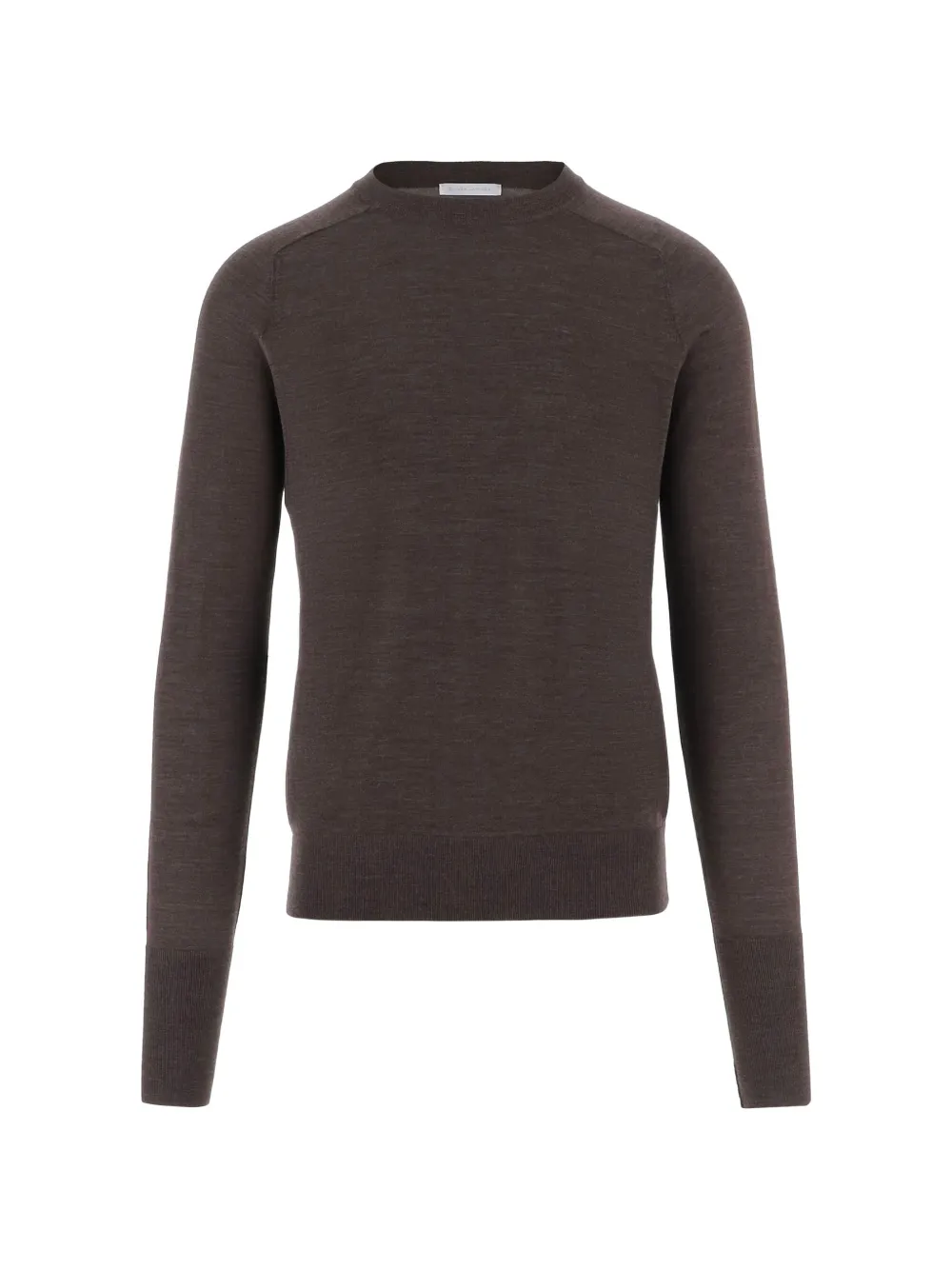 OLIVER LATTUGHI crew-neck merino sweater - Braun