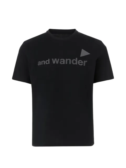 and Wander logo-print cotton T-shirt