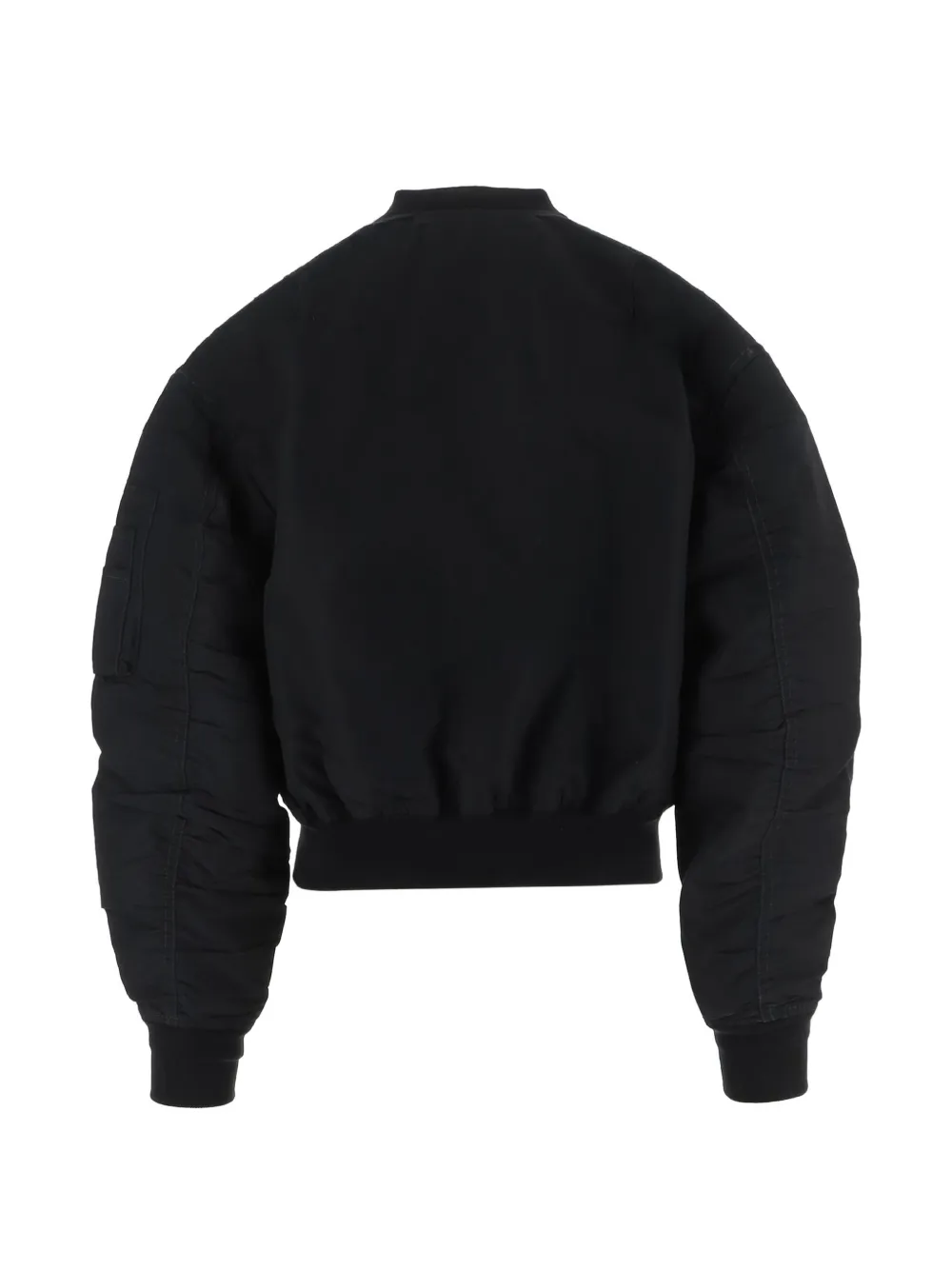 and Wander zip-up bomber jacket Zwart
