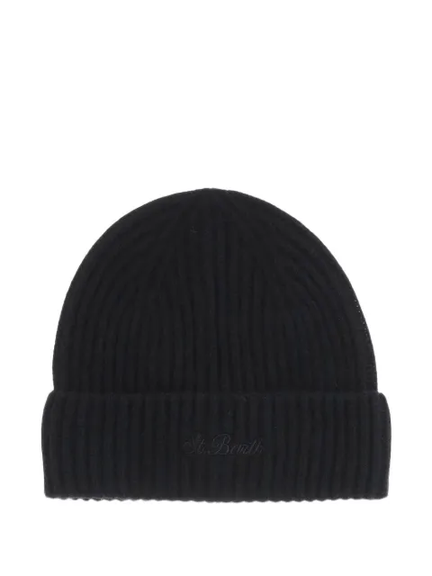 MC2 Saint Barth Black Wengen alpaca blend beanie