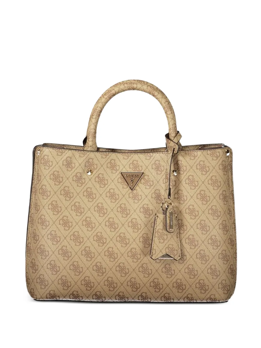 GUESS USA Shopper met monogramprint Beige