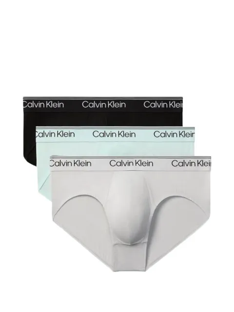 Calvin Klein Underwear logo-waistband briefs (set of three)