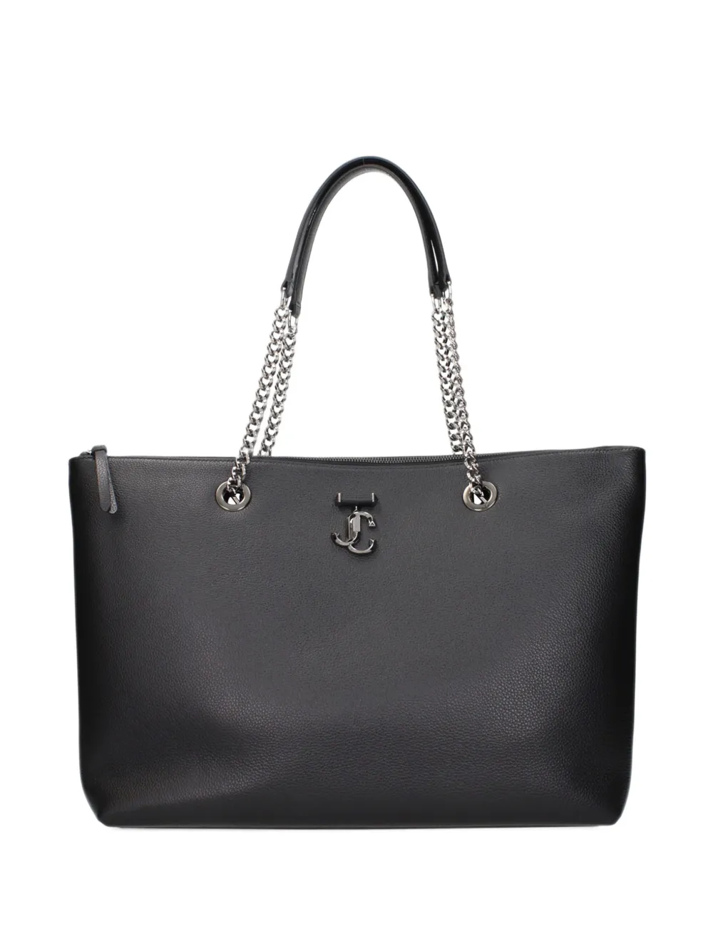 Jimmy Choo JC leather tote bag - Nero