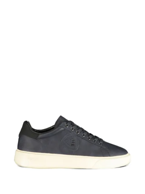 Blauer logo-patch low-top sneakers