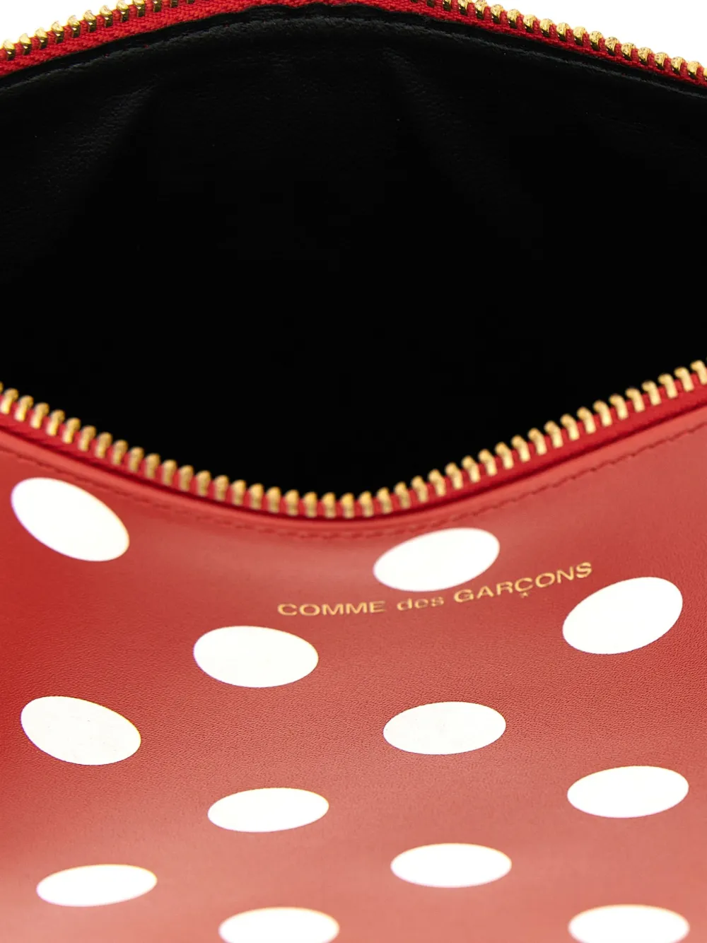 Comme Des Garçons Portemonnee met stippen Rood