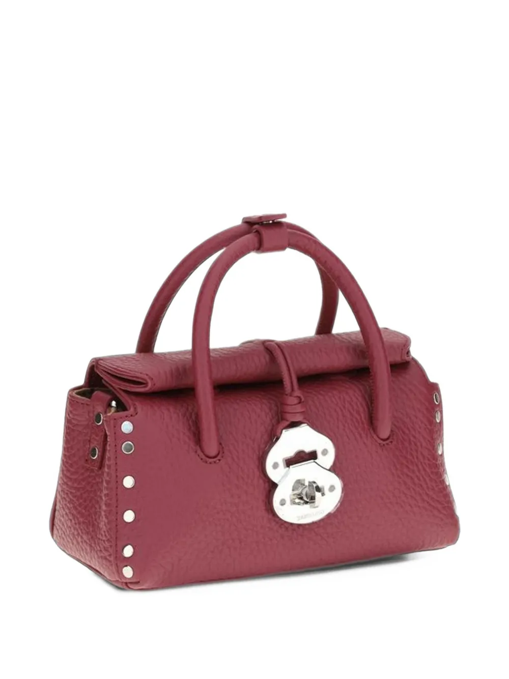 Zanellato Small Dotta Baby studded tote bag Roze