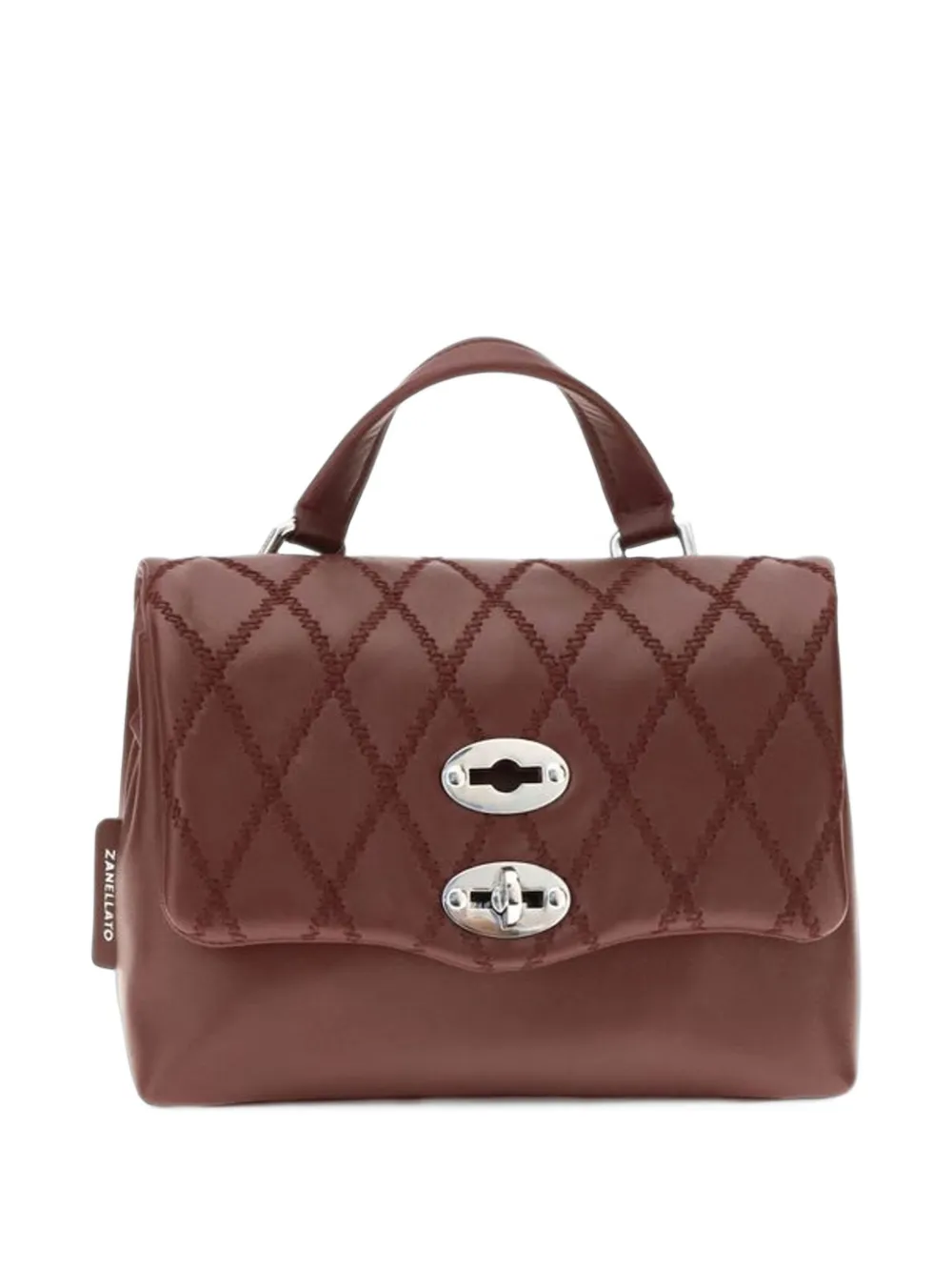 Zanellato Postina quilted leather tote bag Rood