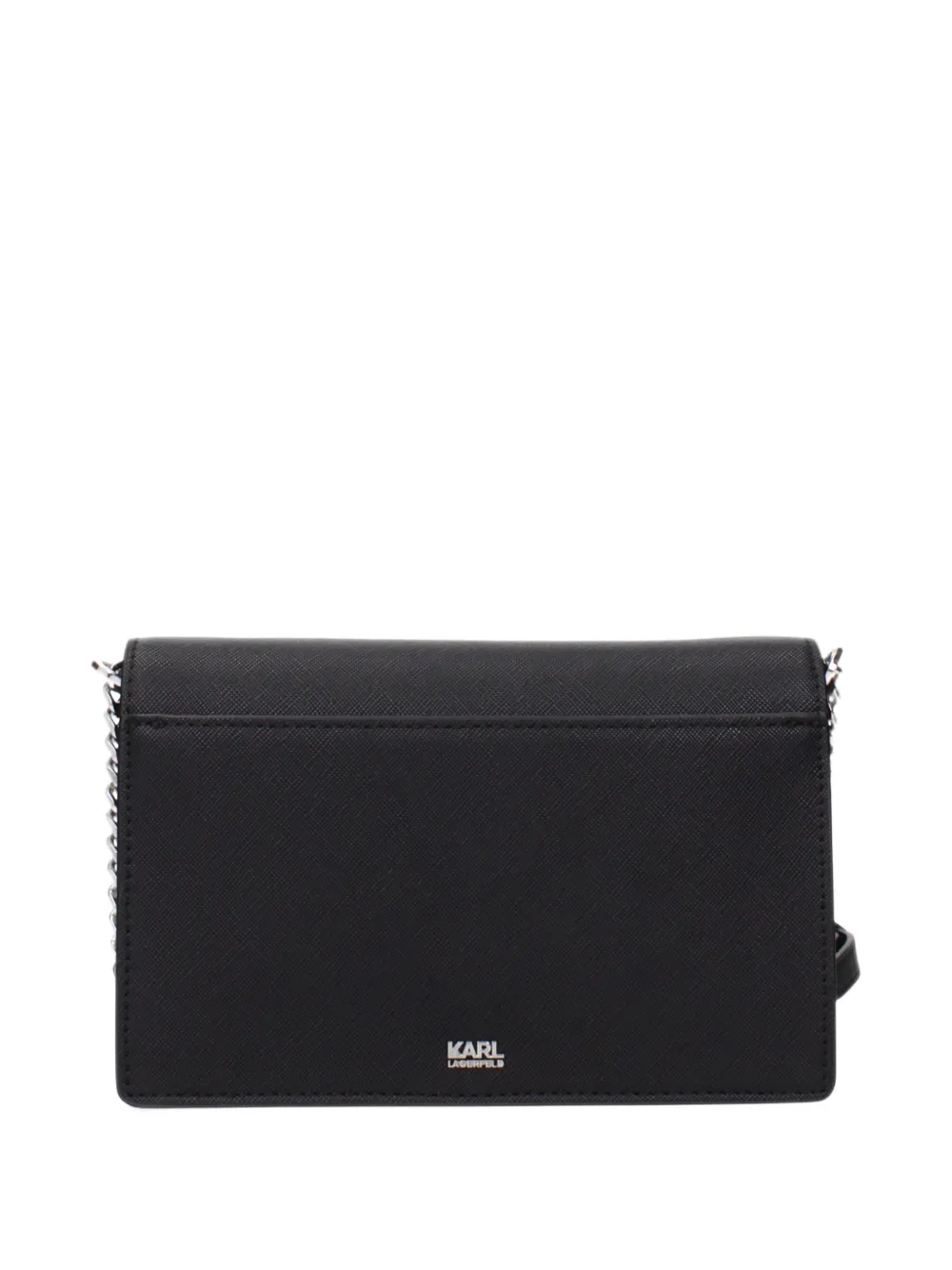 Karl Lagerfeld Ikonik patch crossbody bag Zwart