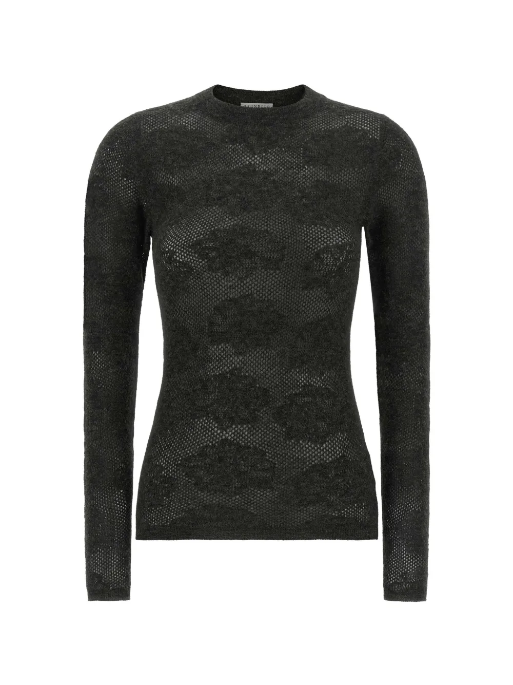 Brunello Cucinelli crew-neck sweater - Grigio