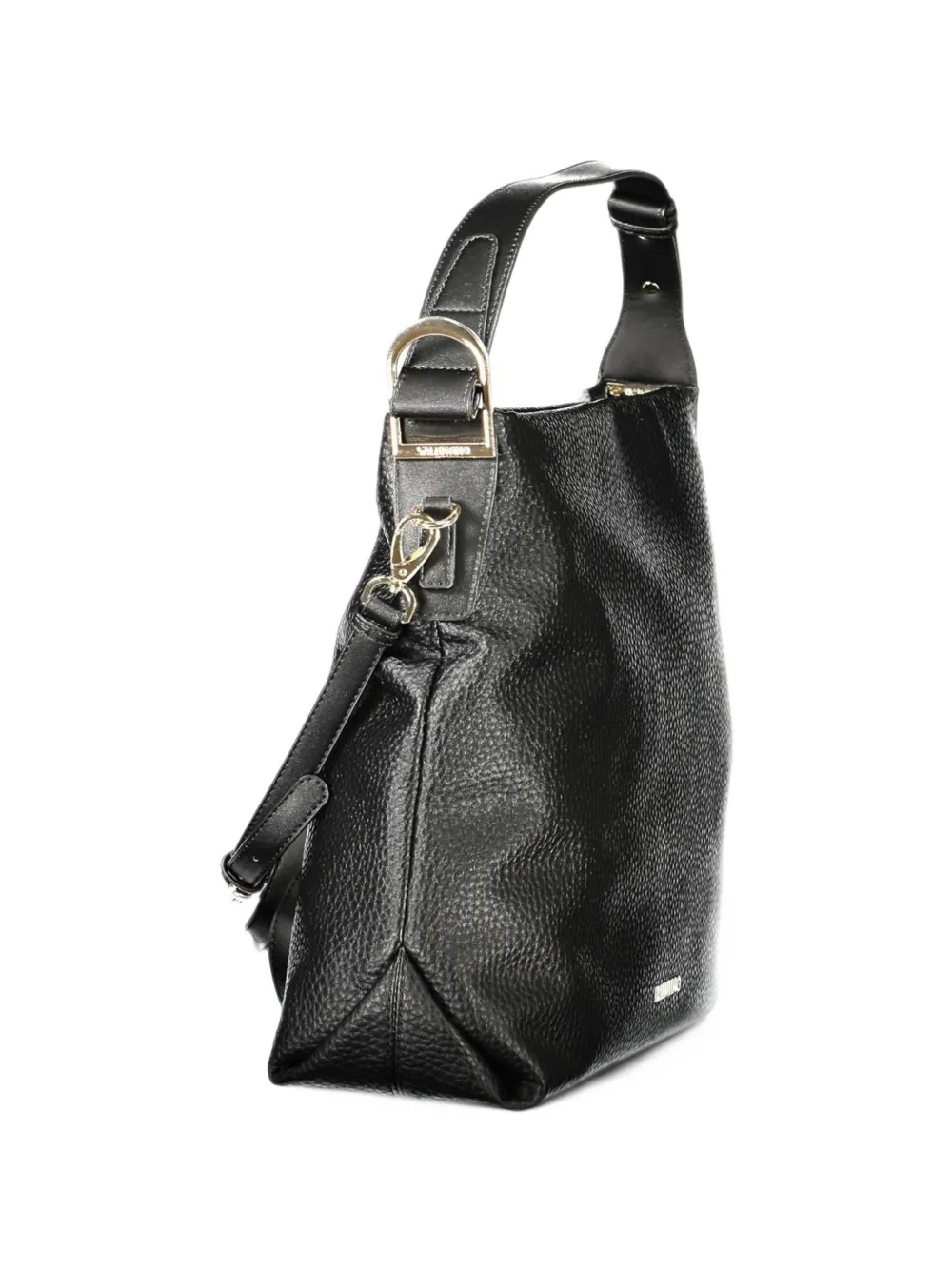 MARIO VALENTINO grained-effect tote bag Zwart