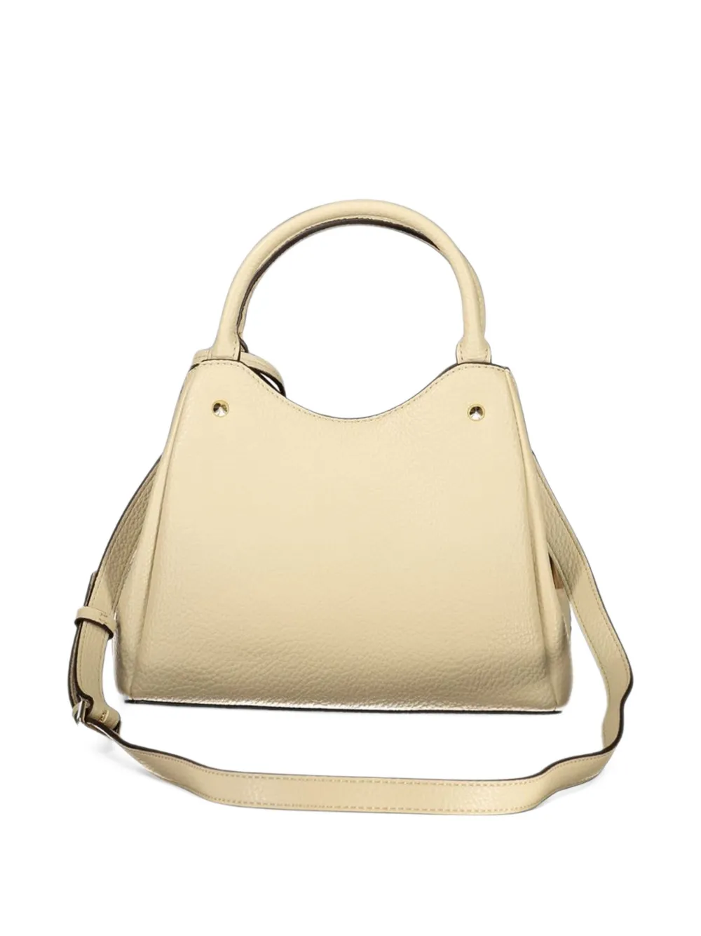 GUESS USA logo-plaque pebbled tote bag Wit