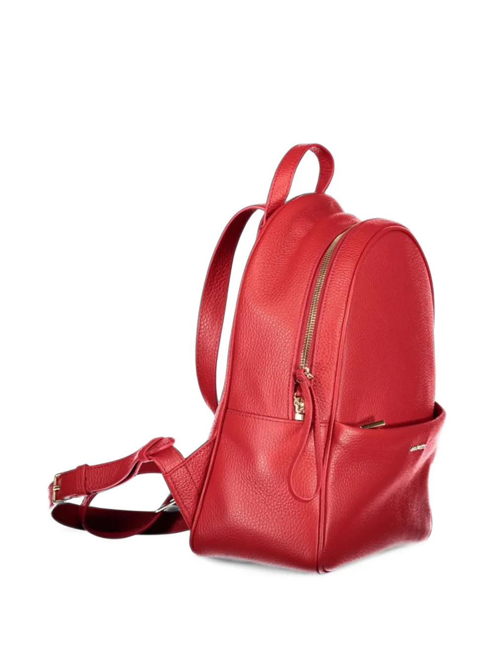 Coccinelle grained leather backpack Rood
