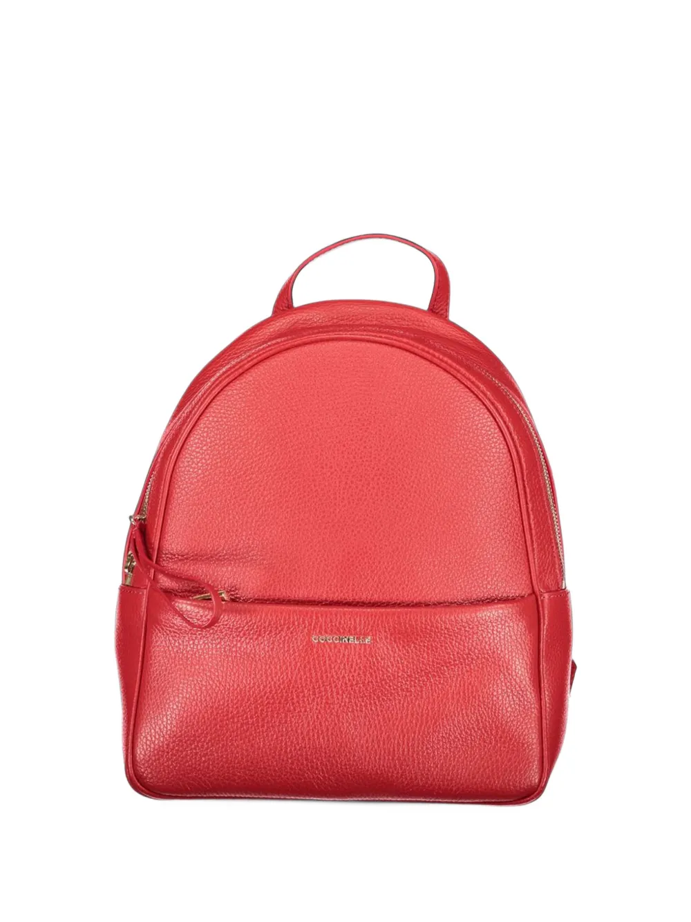 Coccinelle grained leather backpack - Rosso