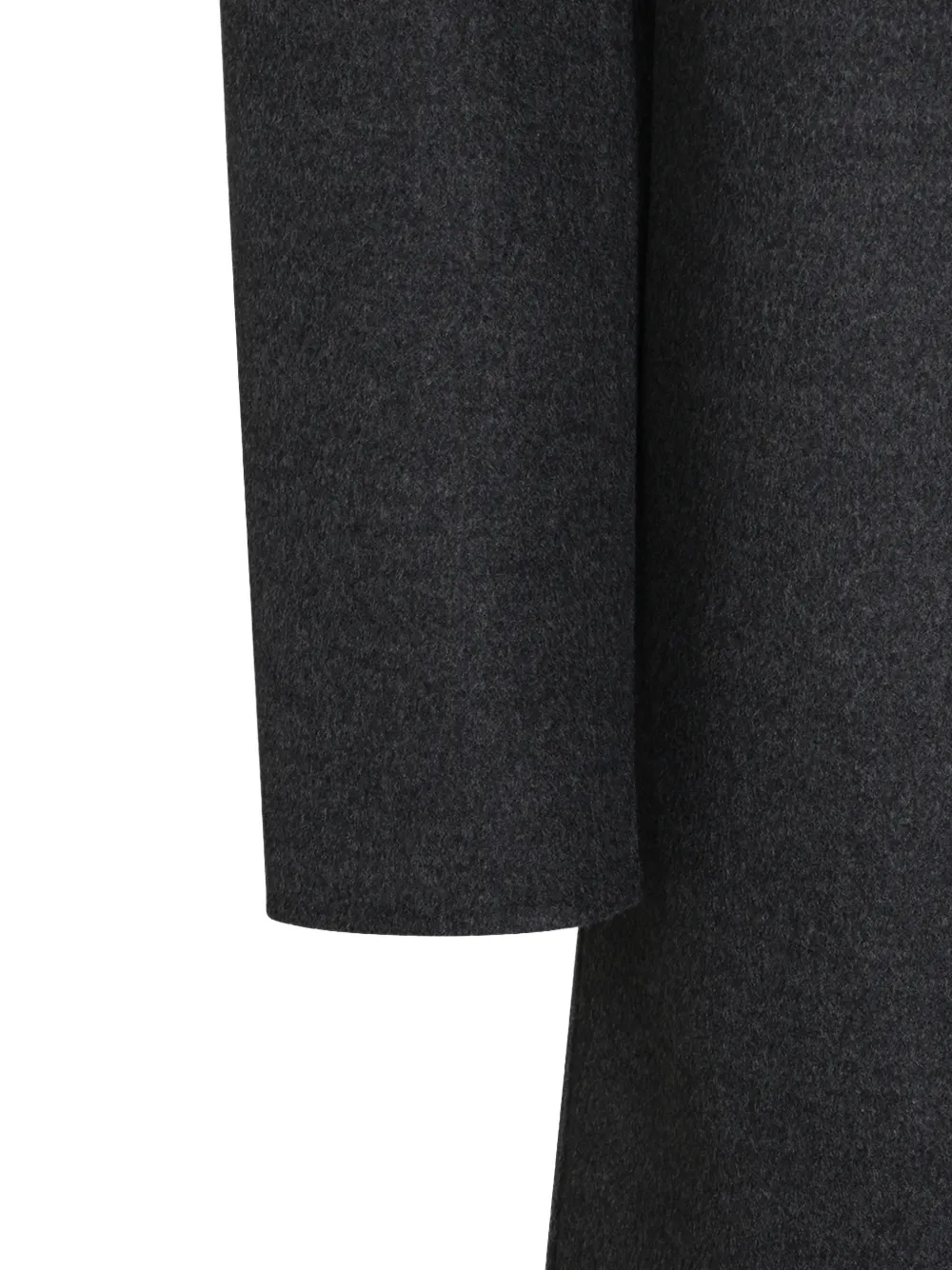 Lardini hooded wool coat Grijs