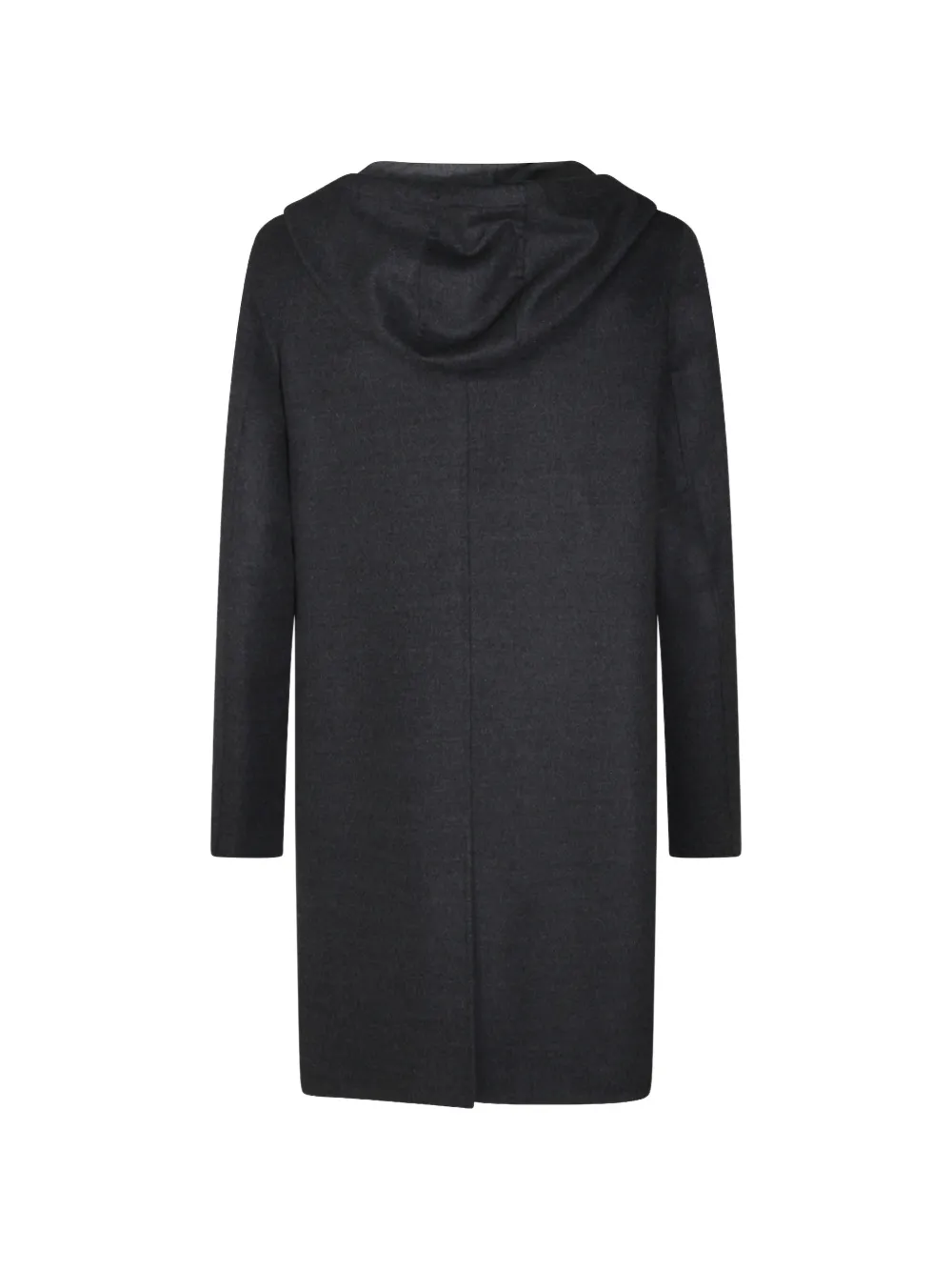 Lardini hooded wool coat Grijs