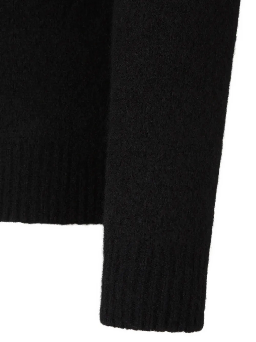 C.P. Company quarter-zip Lens-detail sweater Zwart