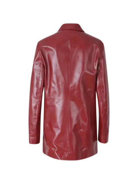 Jil Sander Leather Deconstructed Jacket