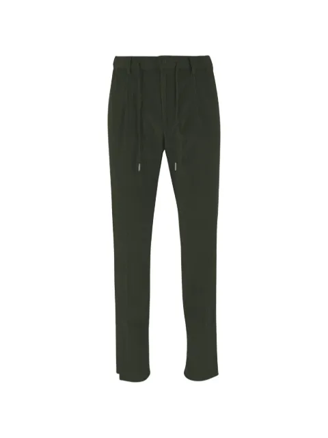 Tagliatore ribbed drawstring trousers