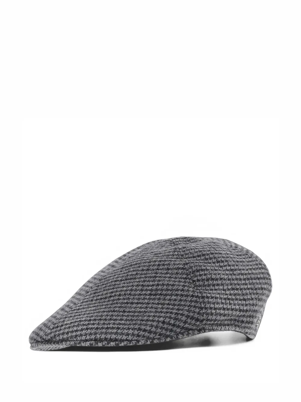 Tagliatore houndstooth flat cap Grijs