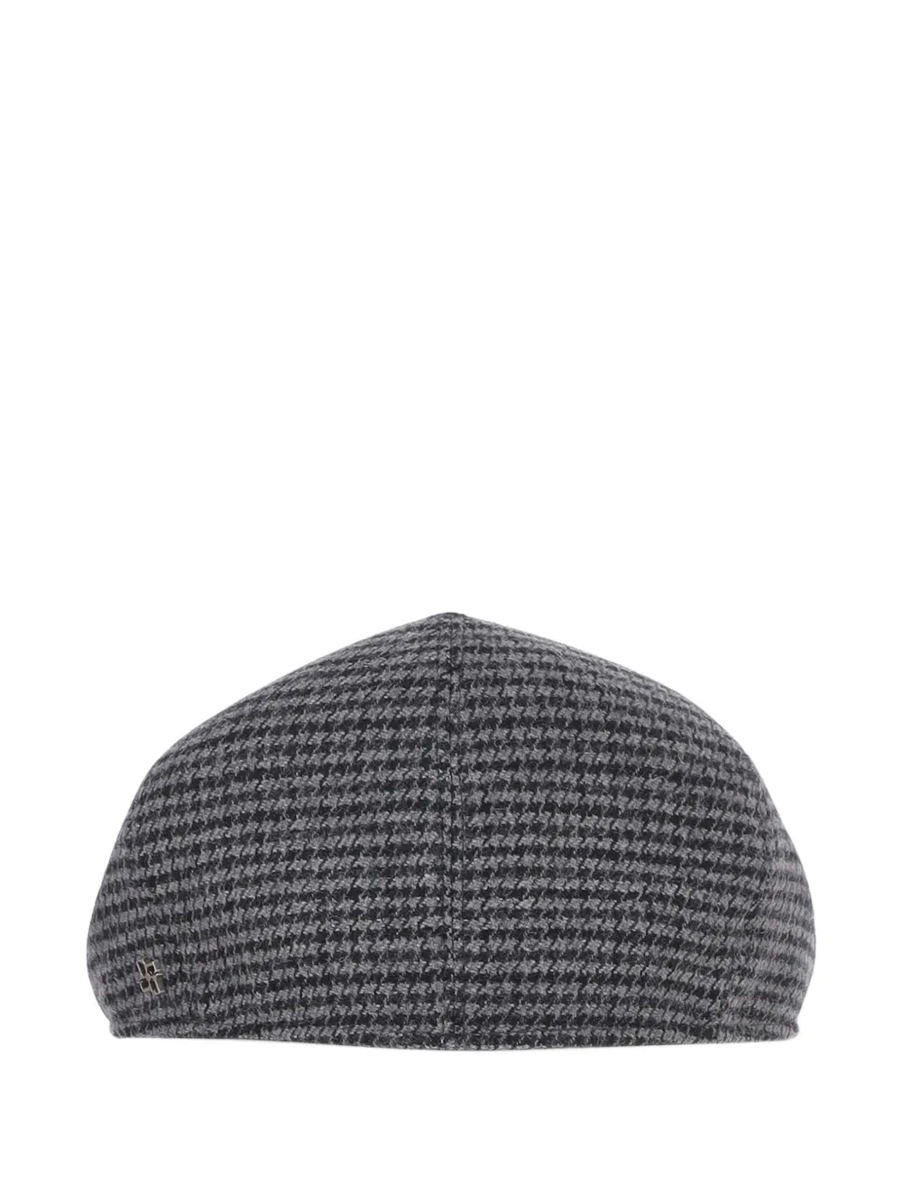 Tagliatore houndstooth flat cap Grijs