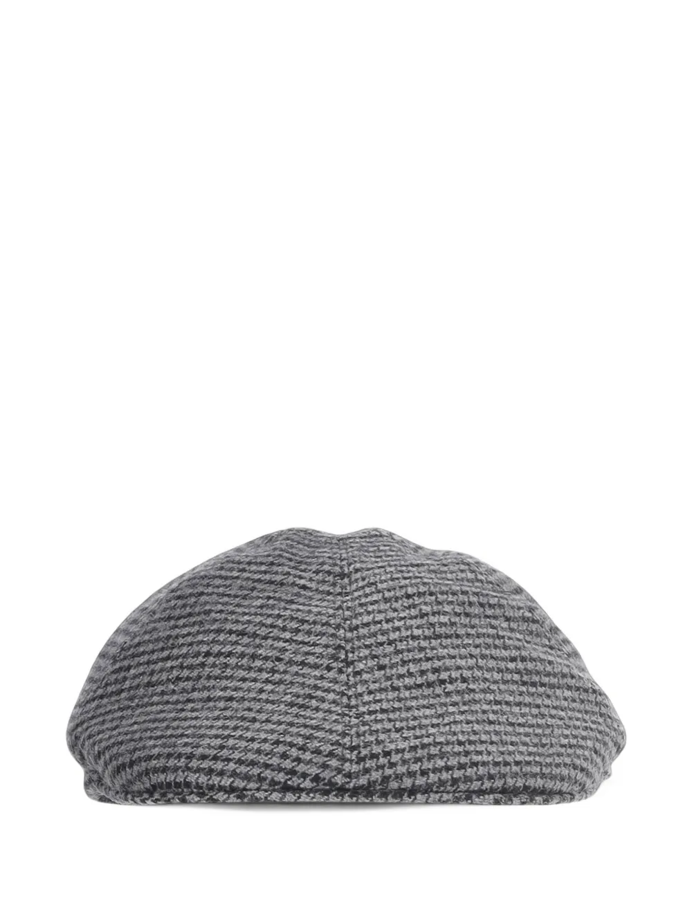 Tagliatore houndstooth flat cap Grijs