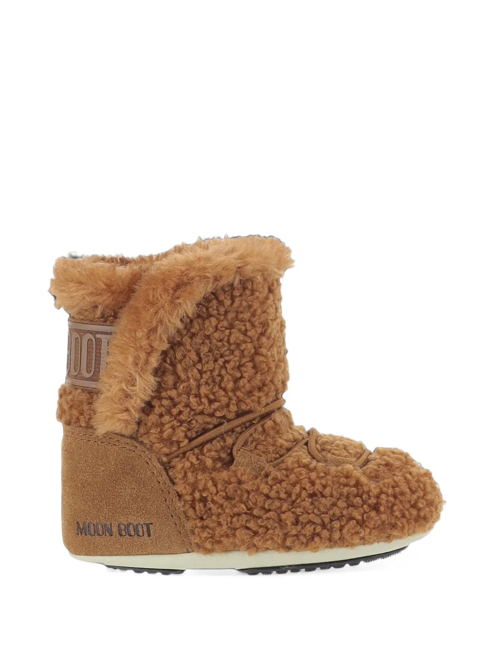 Moon Boot Kids Crib teddy ankle boots - Marrone