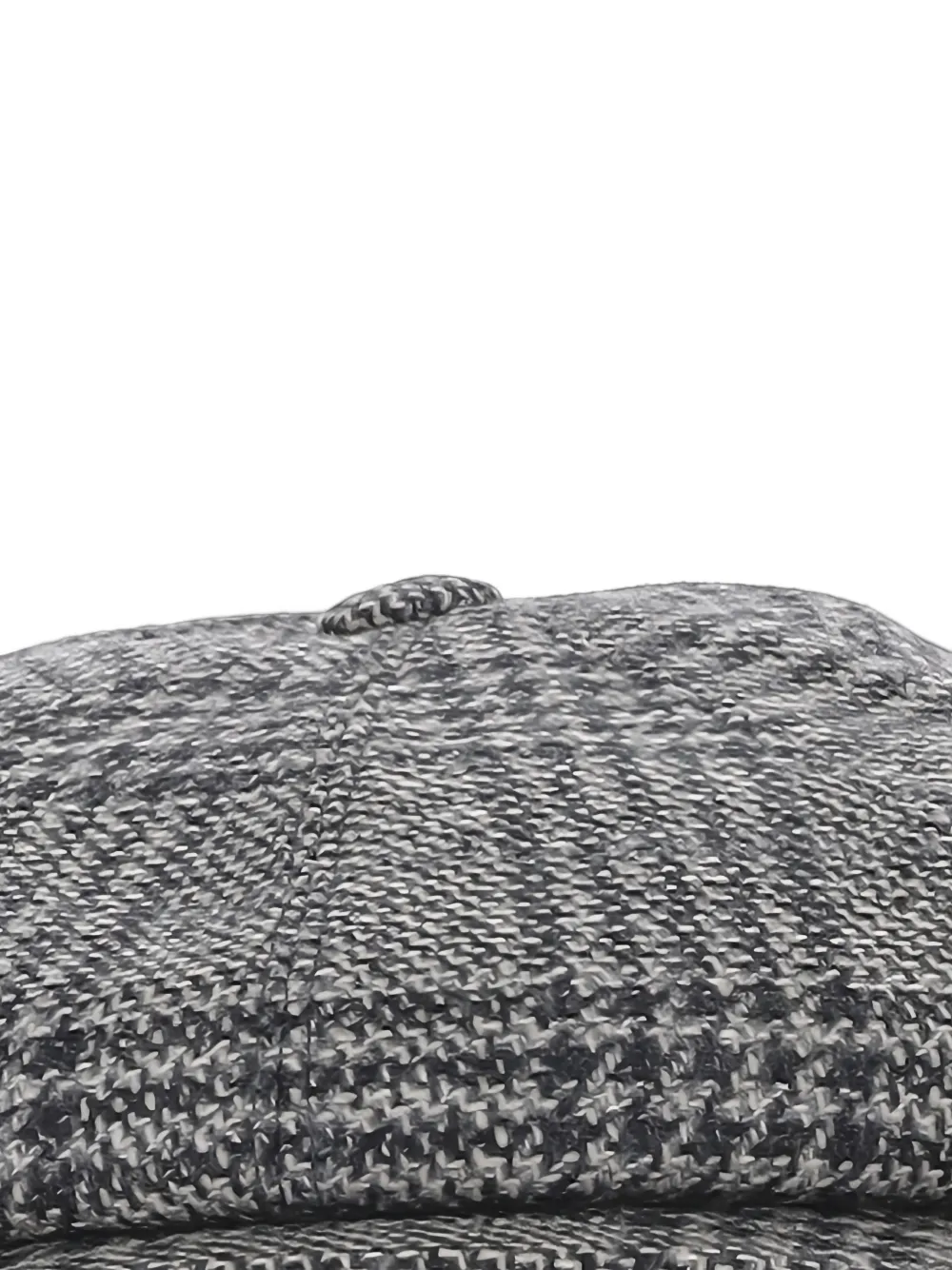 Tagliatore check-pattern wool-blend flat cap Grijs