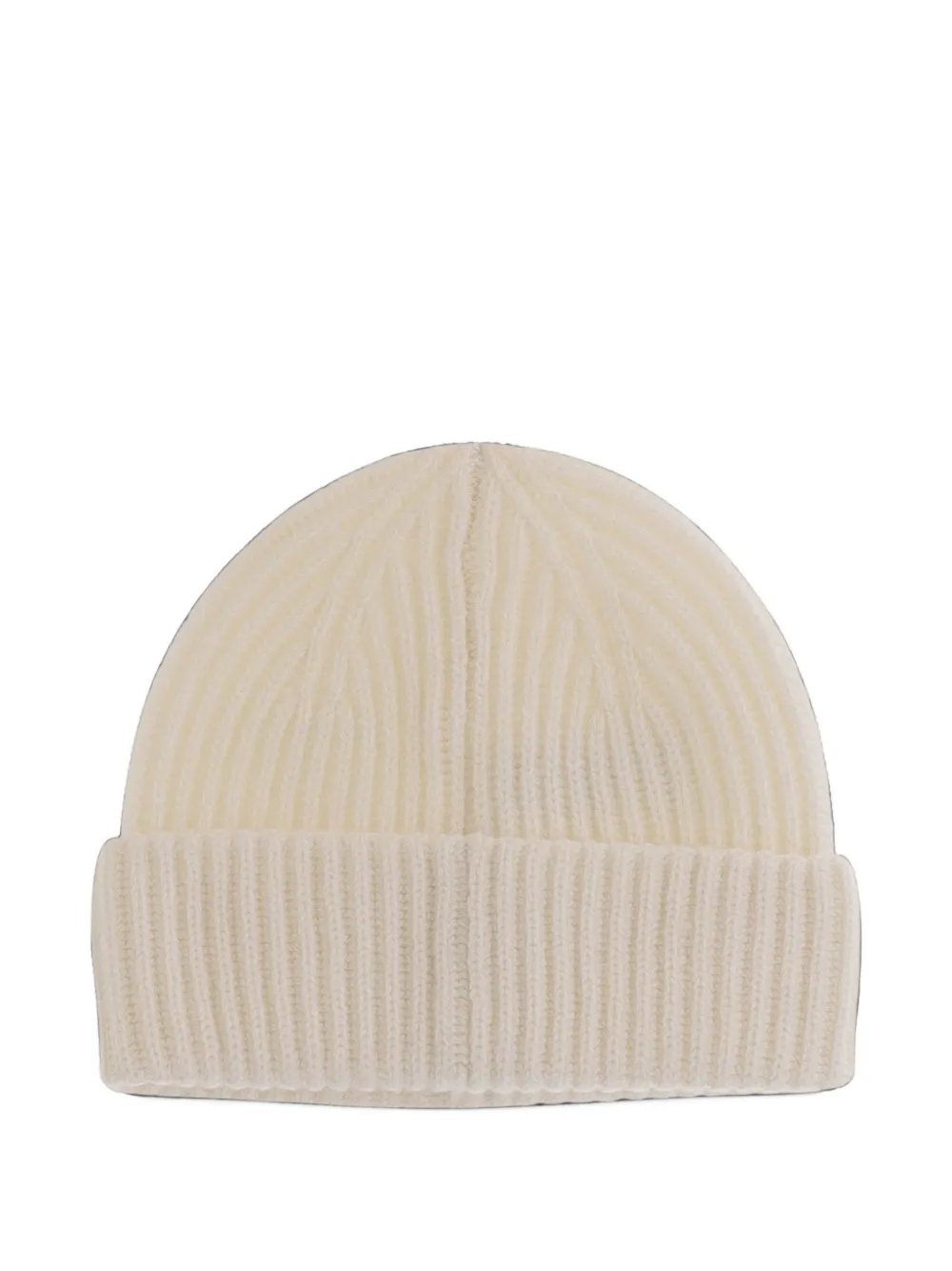 MC2 Saint Barth ribbed-knit cashmere beanie hat Beige