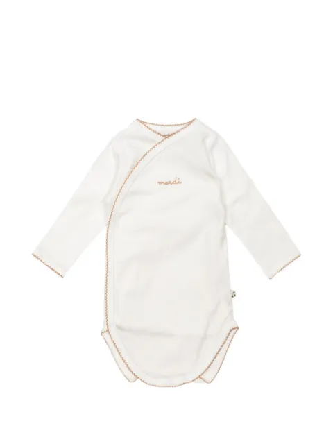 Bonpoint embroidered wrap-style bodysuit (set of seven)