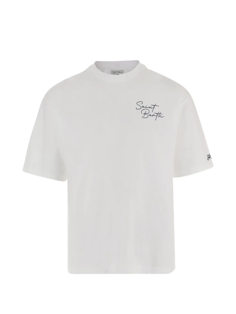 MC2 Saint Barth Delmar oversized logo-print cotton T-shirt Wit