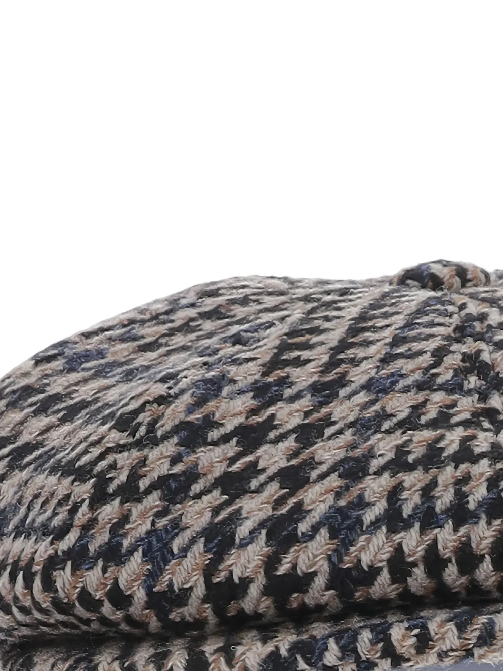 Tagliatore houndstooth-pattern flat cap Zwart
