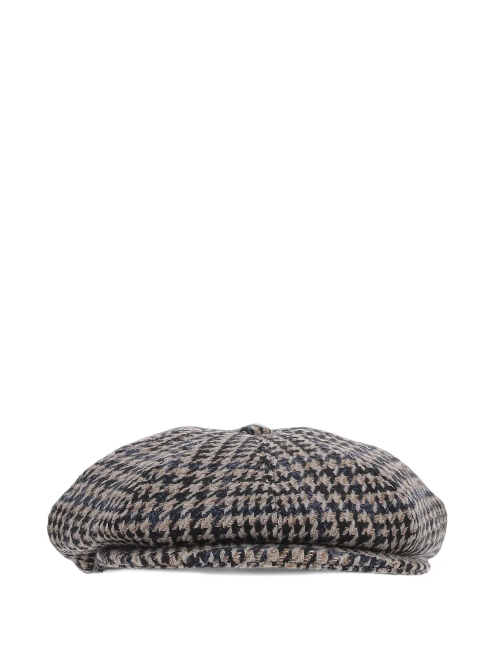 Tagliatore houndstooth-pattern flat cap Zwart