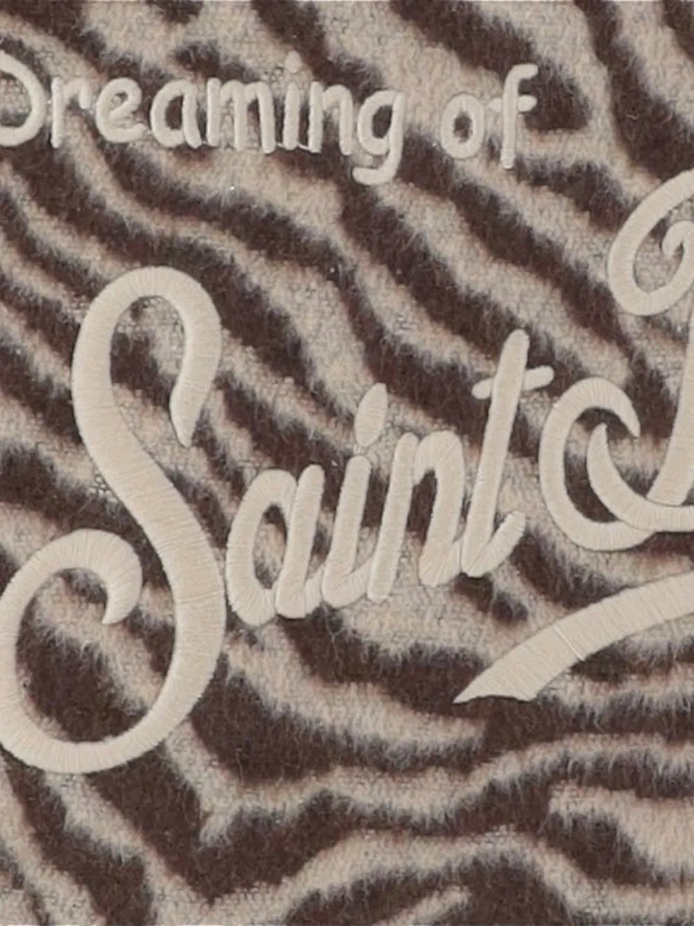 MC2 Saint Barth Colette animal-print fringed tote bag Bruin