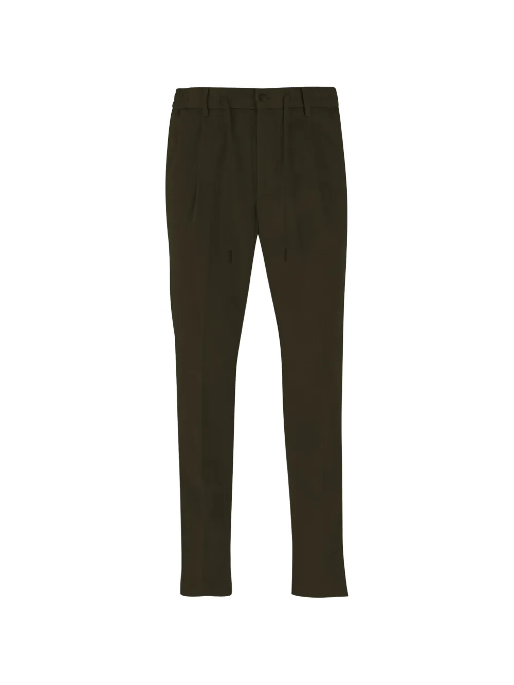 Tagliatore ribbed velvet trousers Groen
