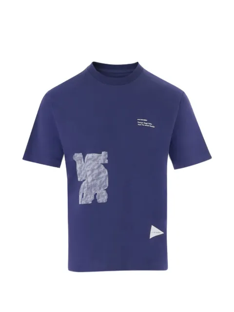 and Wander Greykjavík logo-print T-shirt