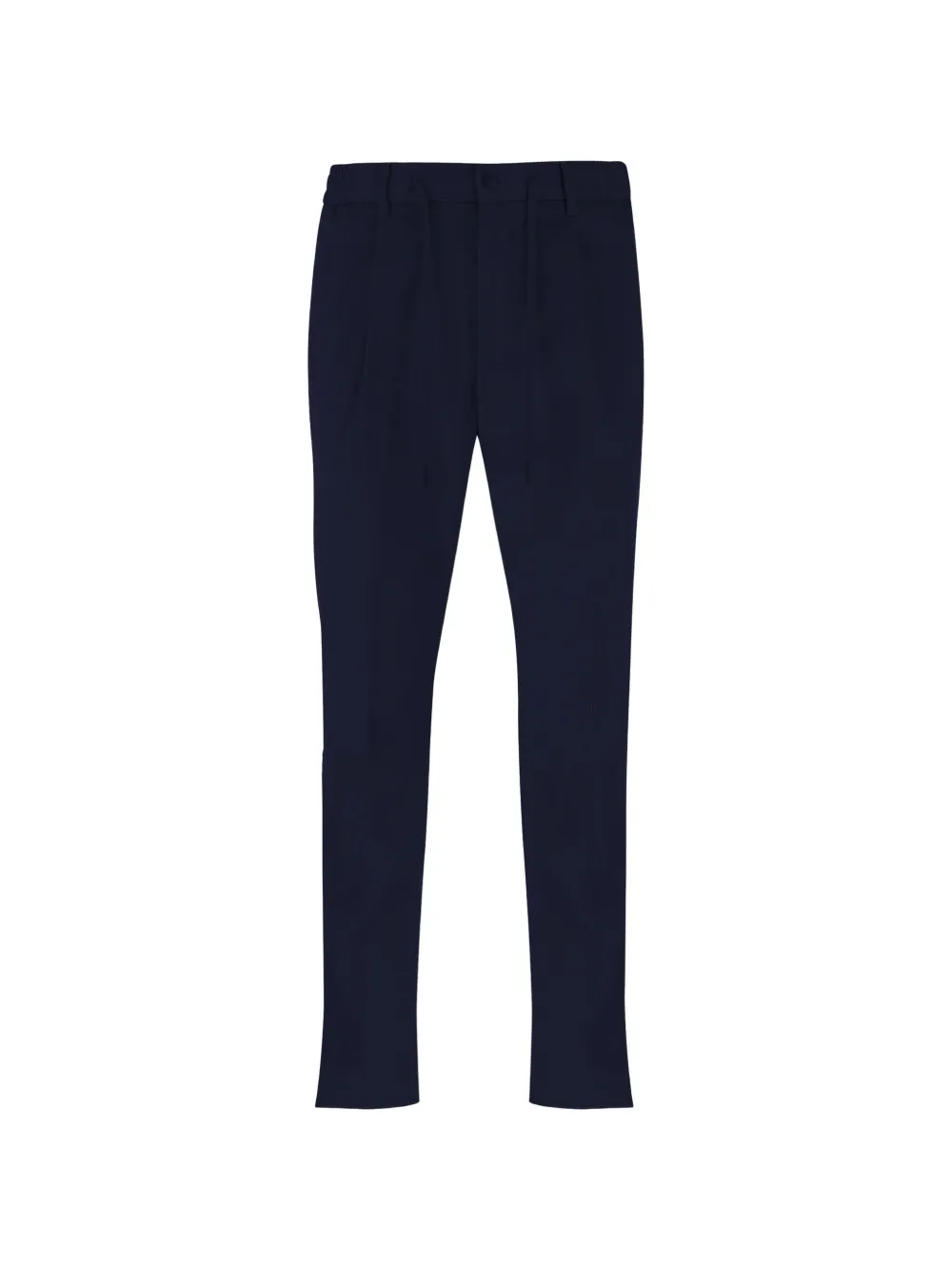 Tagliatore drawstring velvet trousers - Blau