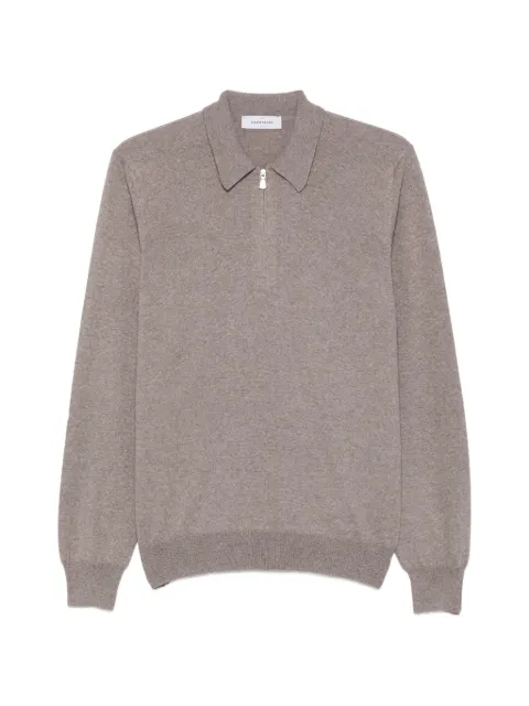 Gran Sasso quarter-zip polo-collar sweater